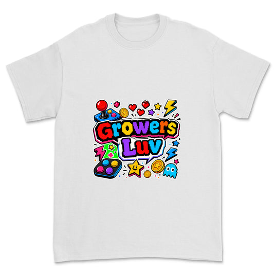 Arcade Kids Youth Graphic Tee in White