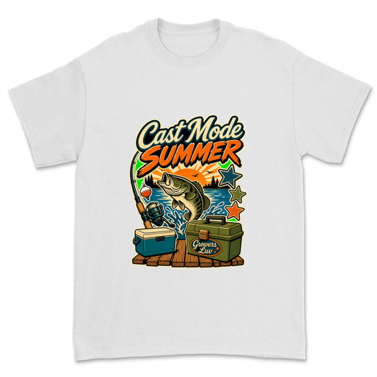 Cast Mode Summer Men's Gildan Graphic Tee in White