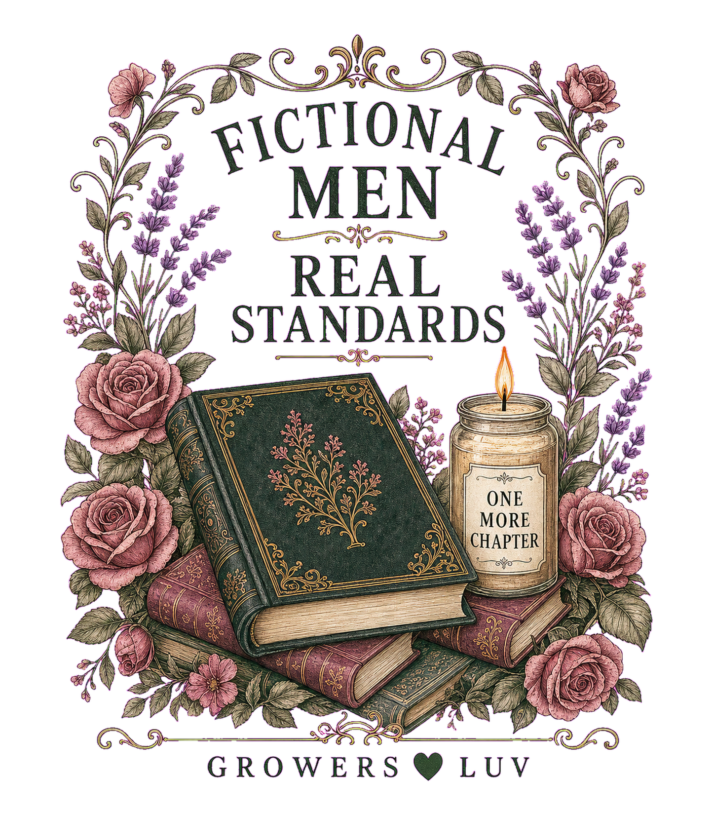 Fictional Men Real Standards Large Natural Tote Bag artwork detail