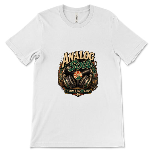 Analog Soul Women's Bella Canvas Graphic Tee in White
