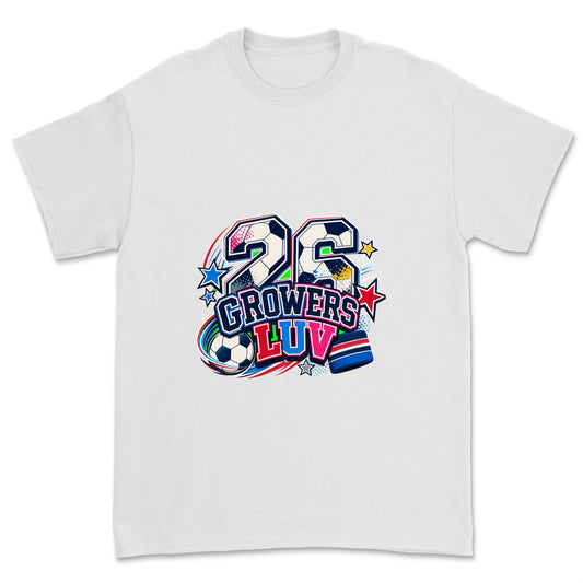 Sporty 26 Youth Graphic Tee in White
