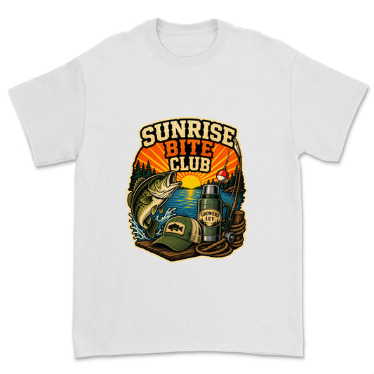 Sunrise Bite Club Men's Gildan Graphic Tee in White