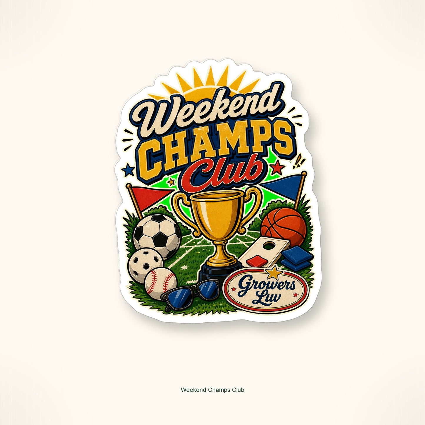 Backyard Sports & Games Sticker Pack - Set of 10 image 12