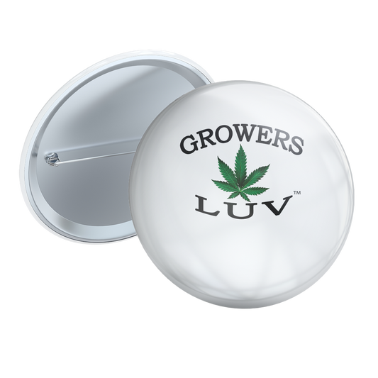 Growers Luv Button Pin