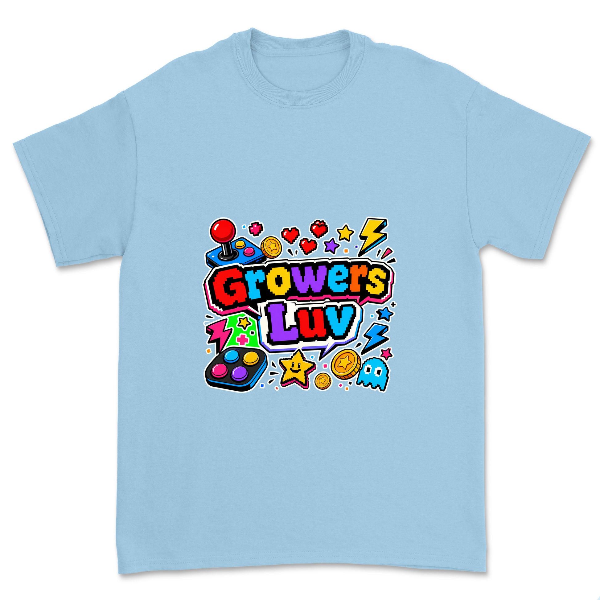 Arcade Kids Youth Graphic Tee in Light Blue