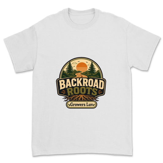 Backroad Roots Men's Gildan Graphic Tee in White