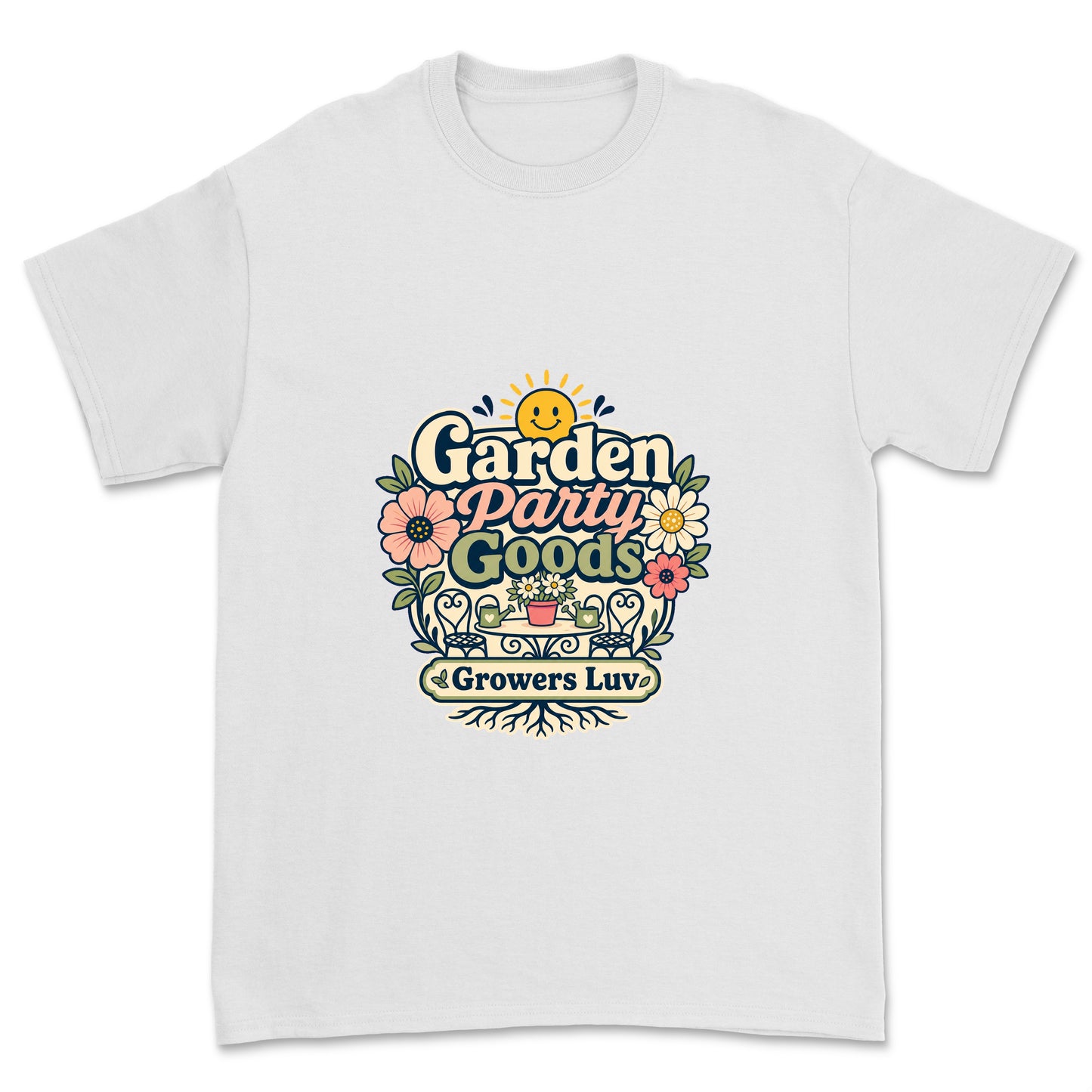 Garden Party Goods Men's Gildan Graphic Tee in White