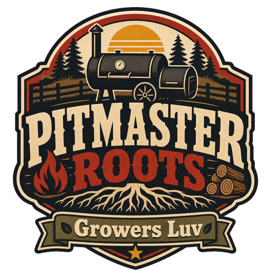 Pitmaster Roots Large Natural Tote Bag artwork detail