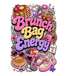 Brunch Bag Energy Women's Bella Canvas Graphic Tee