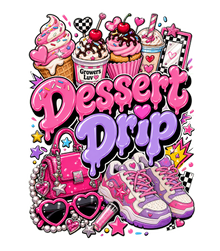 Dessert Drip Women's Bella Canvas Graphic Tee