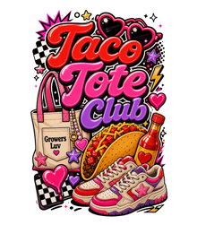 Taco Tote Club Women's Bella Canvas Graphic Tee