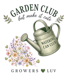 Garden Club But Make It Cute Women's Bella Canvas Graphic Tee