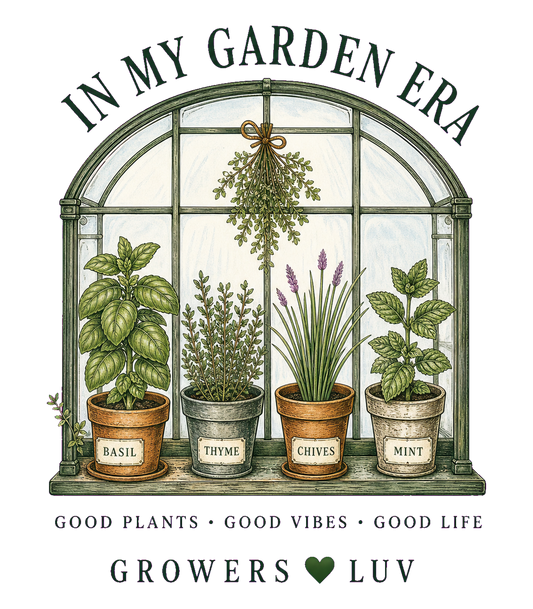 In My Garden Era Large Natural Tote Bag artwork detail