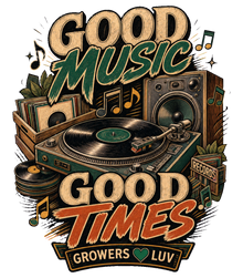 Good Music Good Times Women's Bella Canvas Graphic Tee