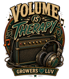 Volume Is Therapy Women's Bella Canvas Graphic Tee