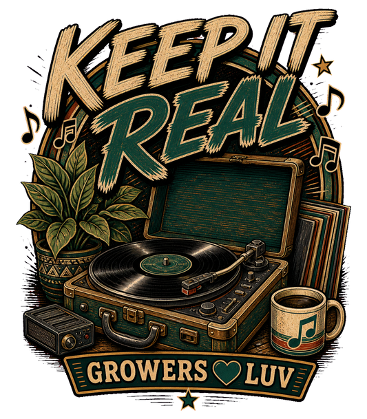 Keep It Real Large Natural Tote Bag artwork detail