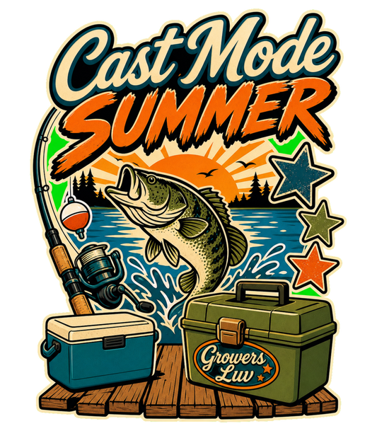 Cast Mode Summer Men's Gildan Graphic Tee artwork detail