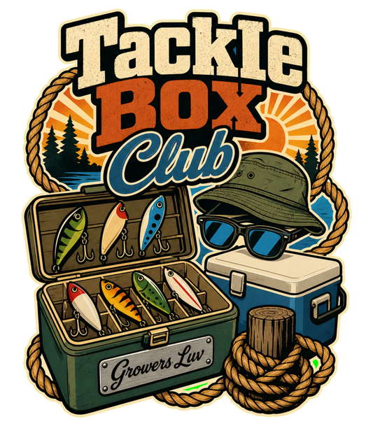 Tackle Box Club Men's Gildan Graphic Tee artwork detail
