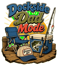 Dockside Dad Mode Large Natural Tote Bag