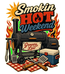 Smokin Hot Weekend Large Natural Tote Bag