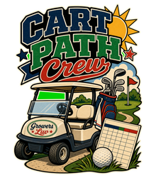 Cart Path Crew Large Natural Tote Bag