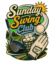 Sunday Swing Club Large Natural Tote Bag