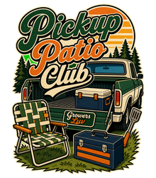 Pickup Patio Club Large Natural Tote Bag