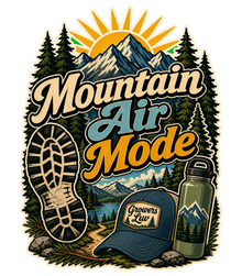 Mountain Air Mode Large Natural Tote Bag