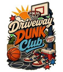 Driveway Dunk Club Large Natural Tote Bag