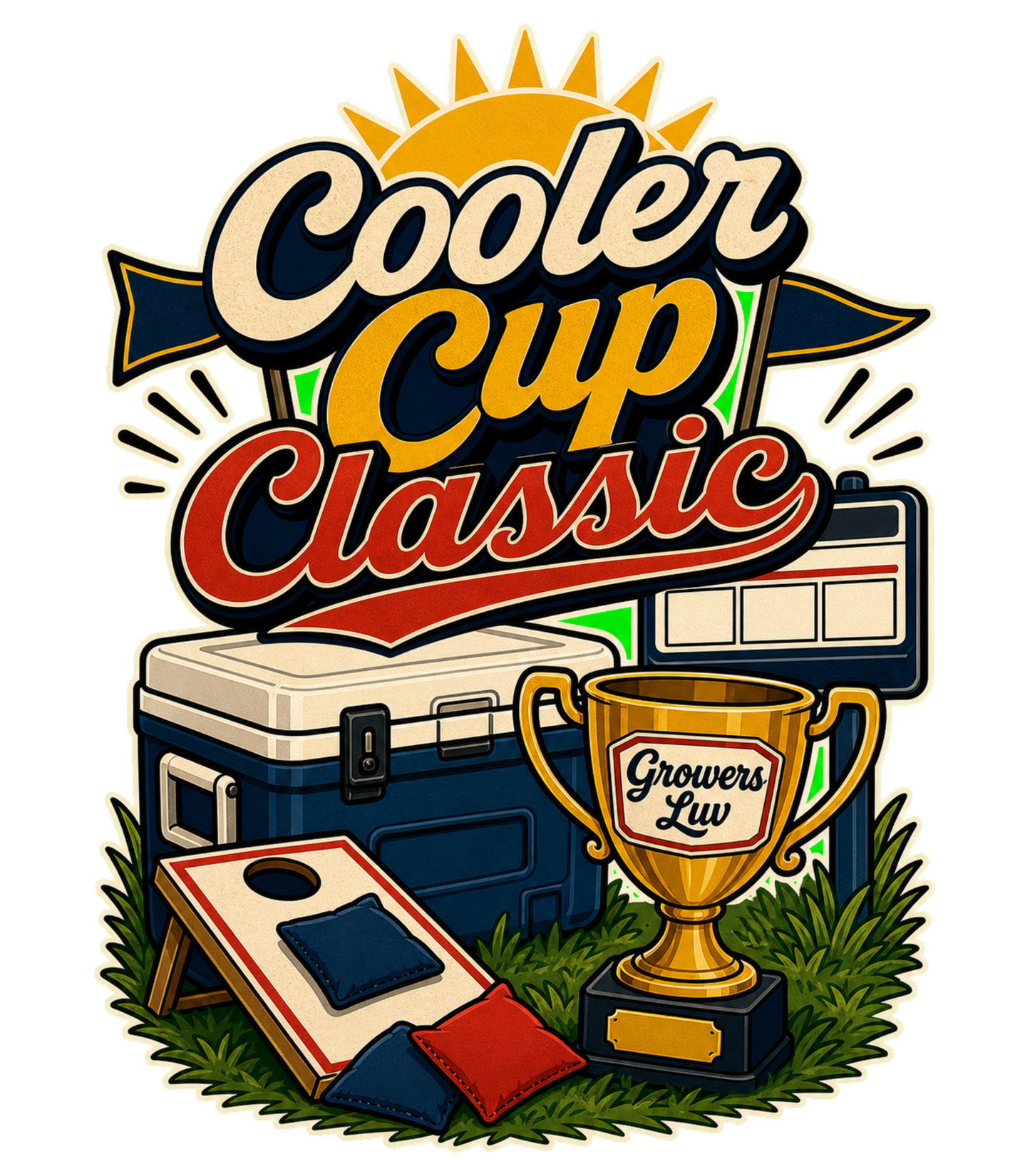 Cooler Cup Classic Men's Gildan Graphic Tee artwork detail