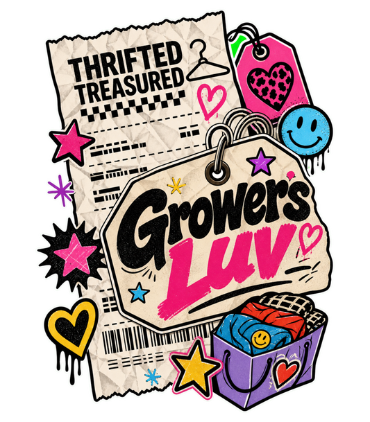 Thrift Haul Youth Graphic Tee artwork detail