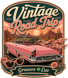 Vintage Road Trip Women's Bella Canvas Graphic Tee