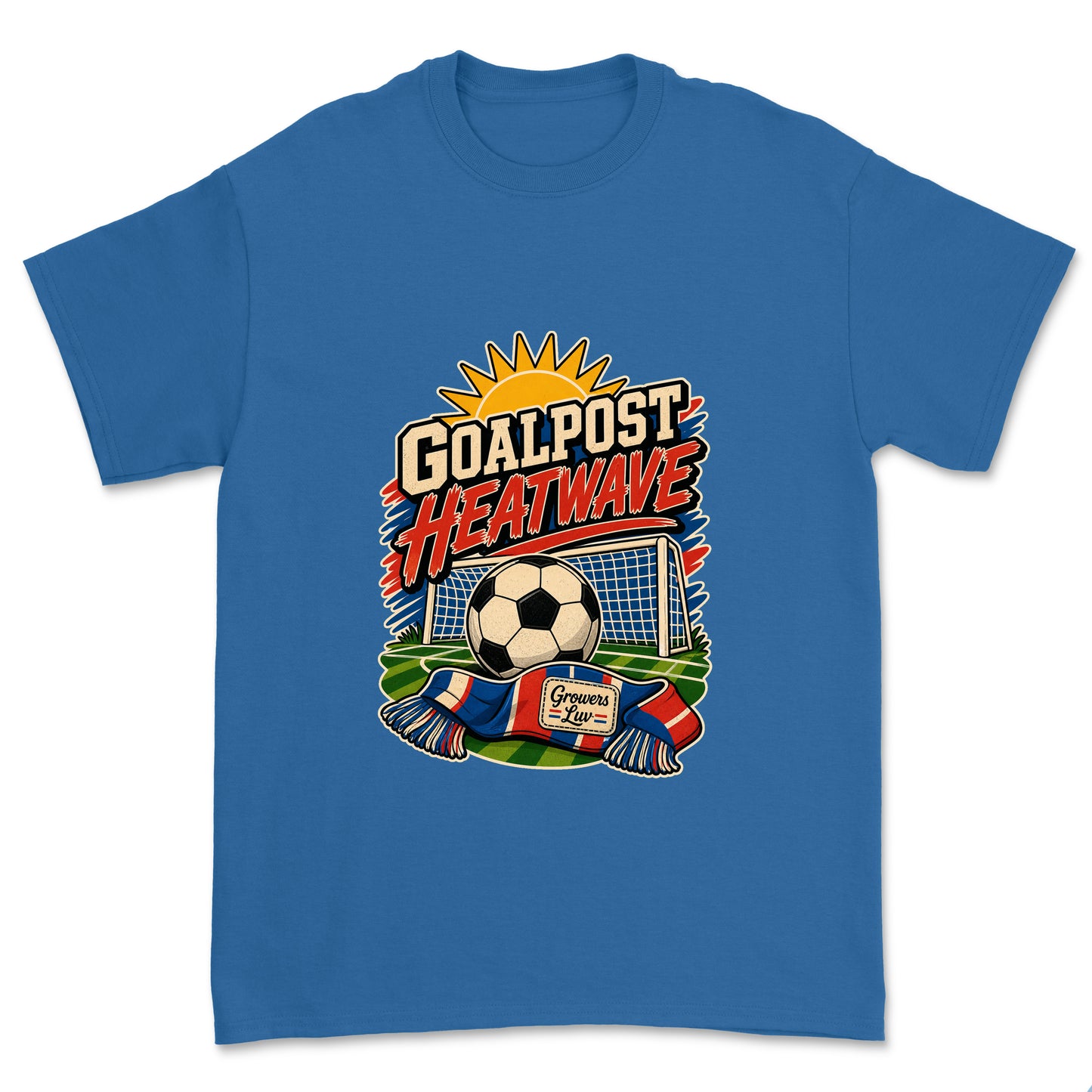 Goalpost Heatwave Men's Gildan Graphic Tee in Royal