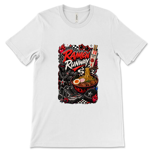 Ramen Runway Women's Bella Canvas Graphic Tee in White