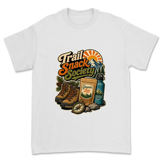 Trail Snack Society Men's Gildan Graphic Tee in White
