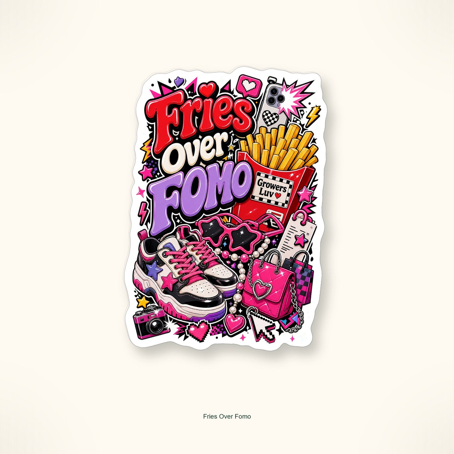 Food Fashion Sticker Pack - Set of 20 image 9