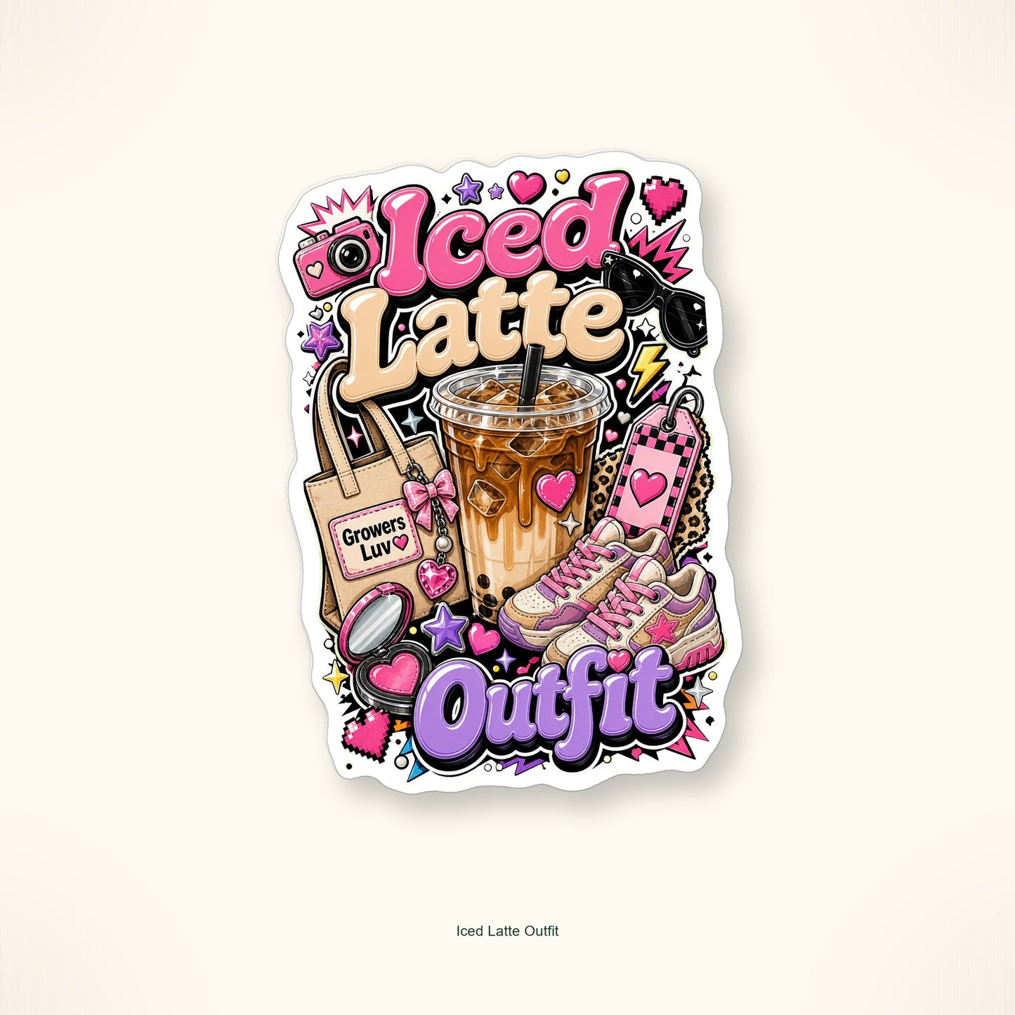 Food Fashion Sticker Pack - Set of 20 image 10
