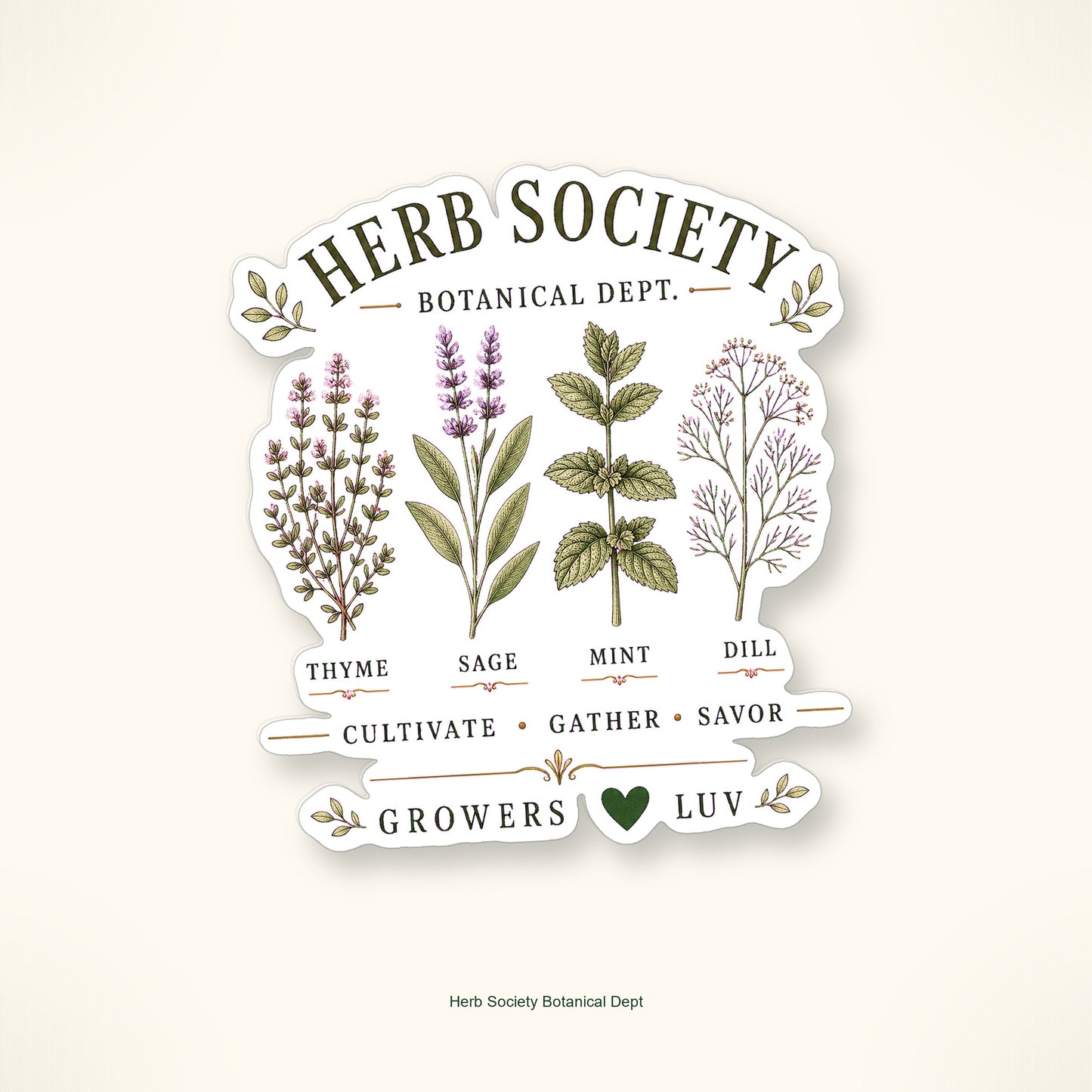 Garden Club But Make It Cute Sticker Pack - Set of 9 image 5
