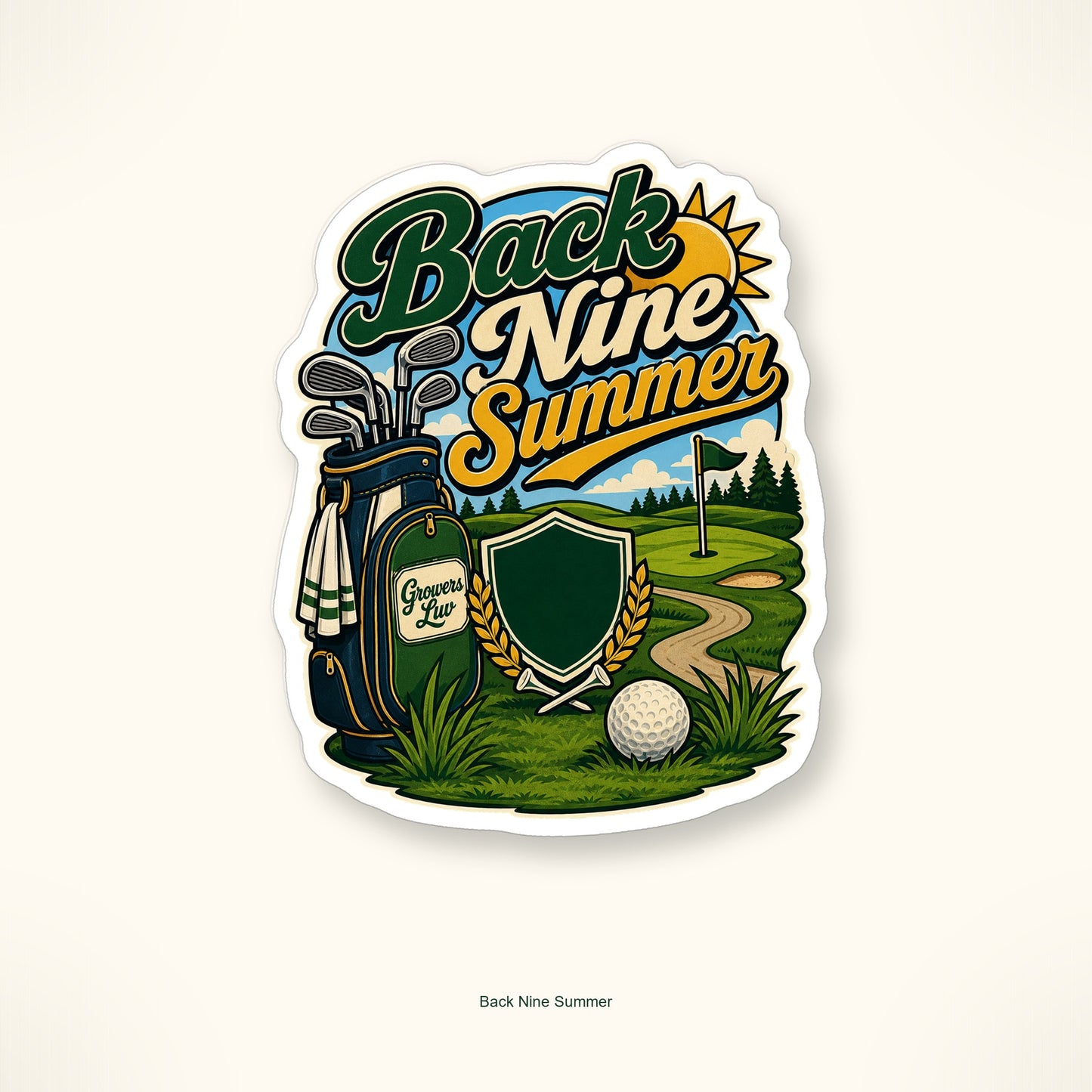Golf & Range Days Sticker Pack - Set of 10 image 12