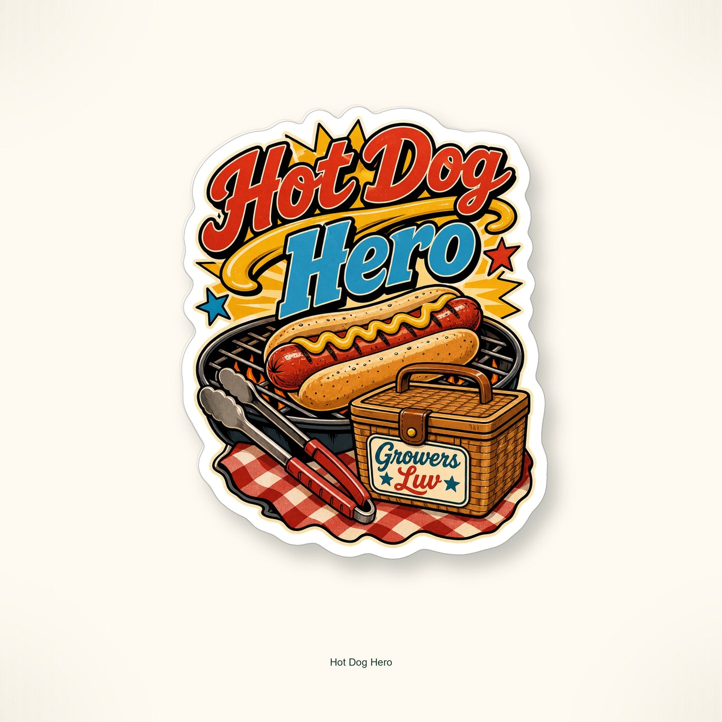 Grill & Chill BBQ Sticker Pack - Set of 10 image 8