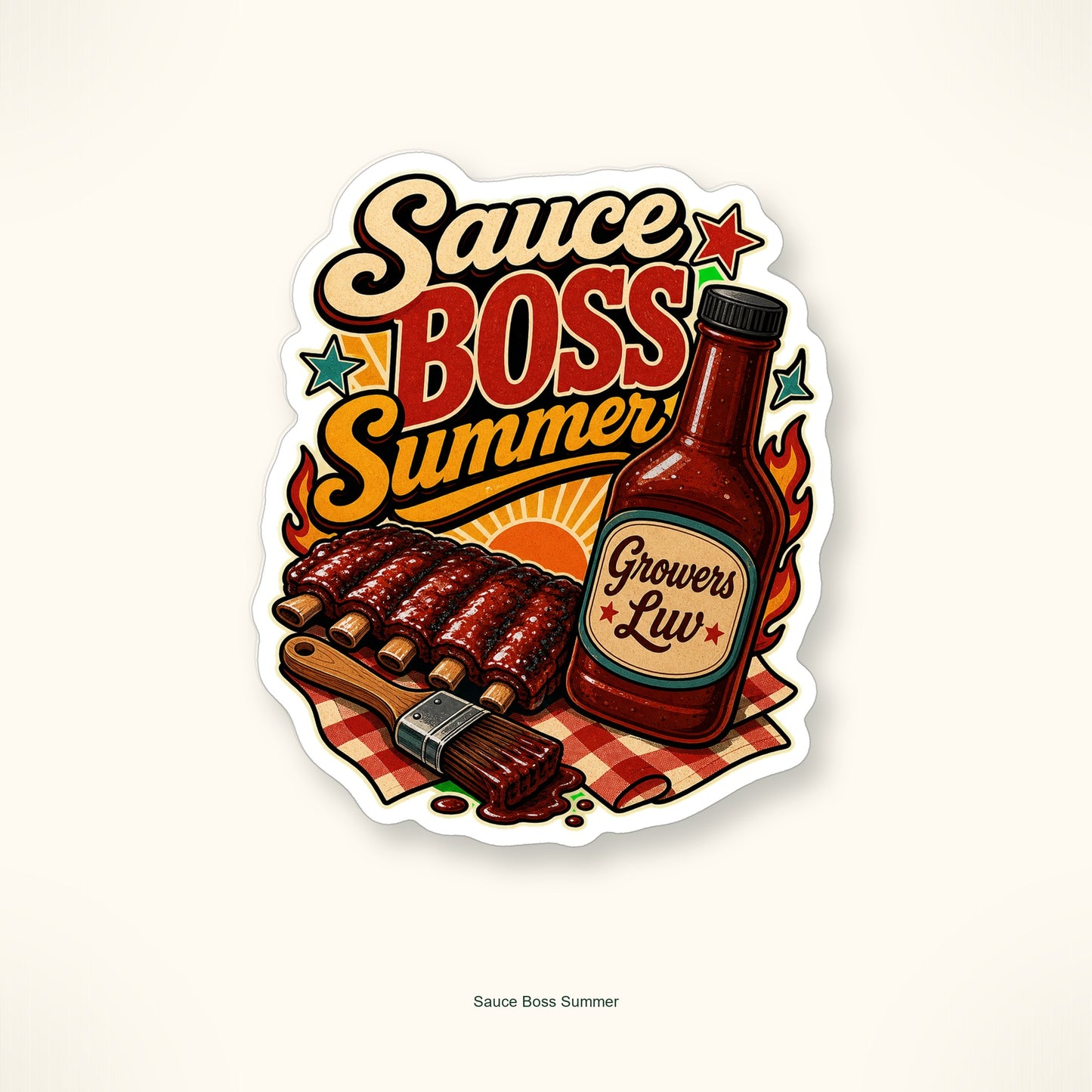 Grill & Chill BBQ Sticker Pack - Set of 10 image 12