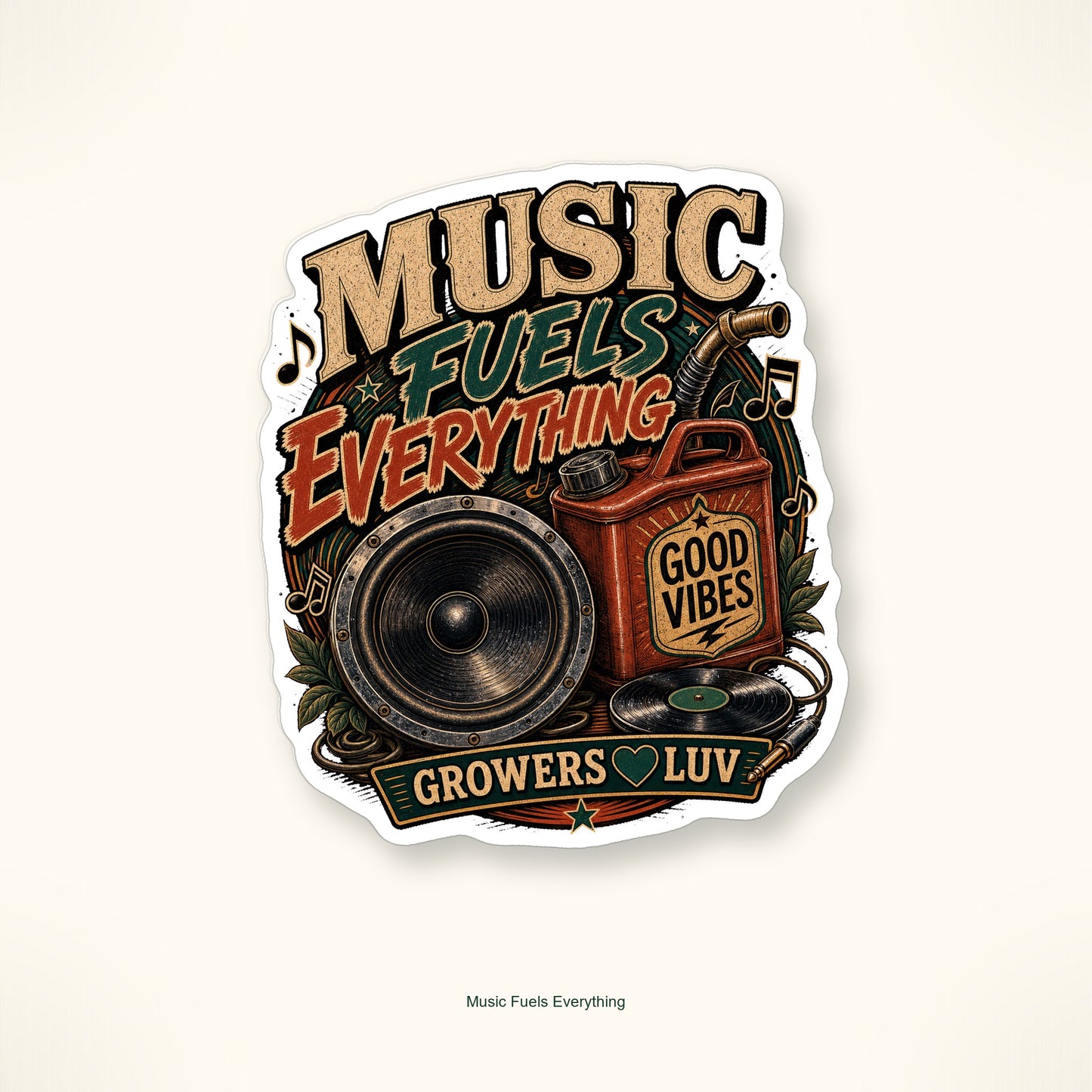 Music, Cars & Garage Sticker Pack - Set of 20 image 18