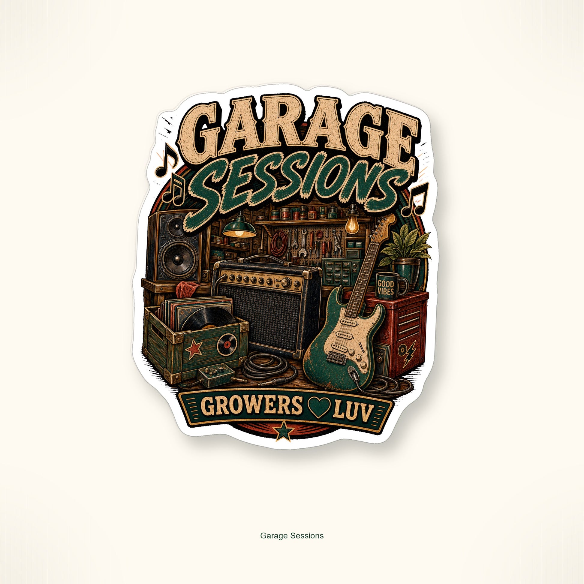Music, Cars & Garage Sticker Pack - Set of 20 image 22