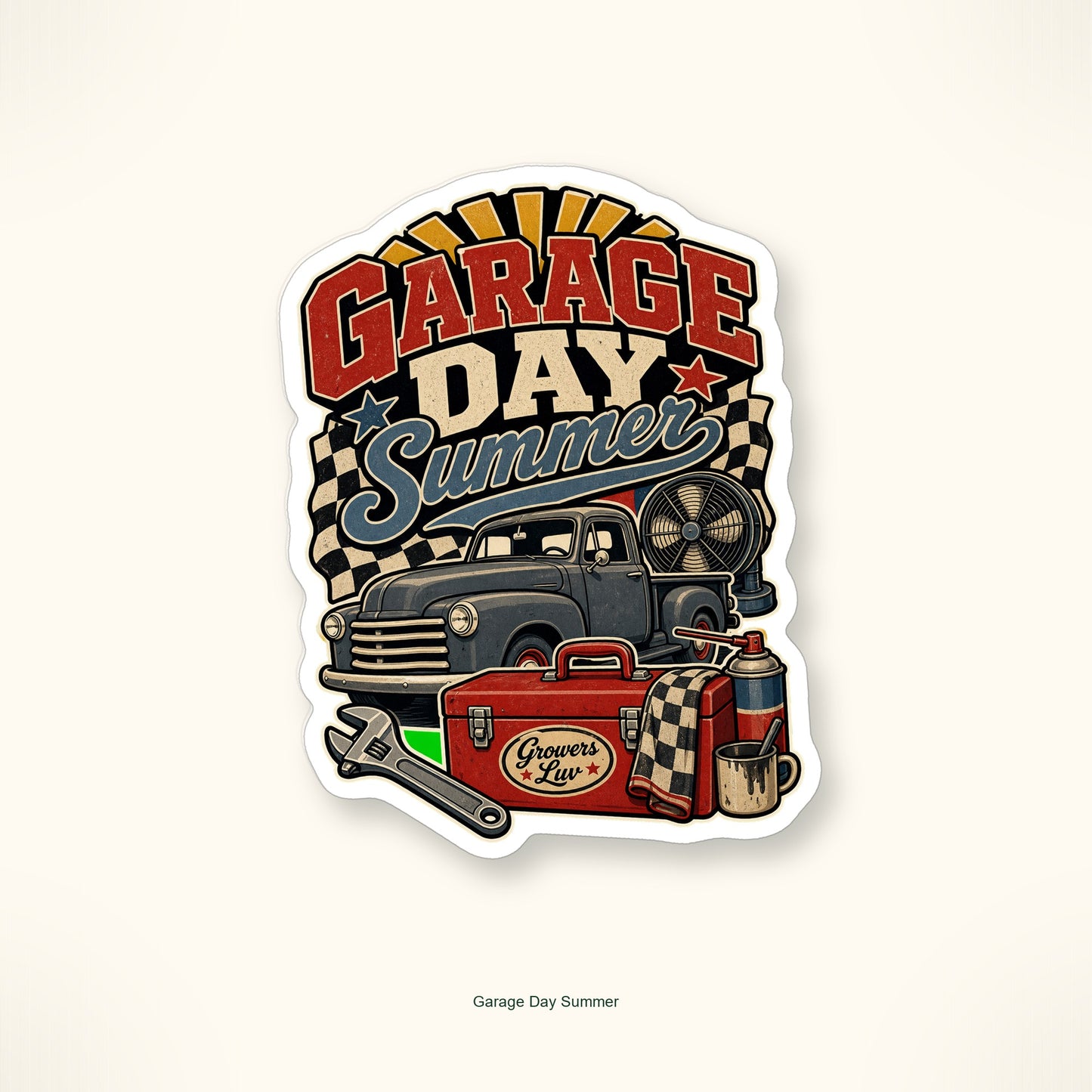 Trucks, Tools & Garage Sticker Pack - Set of 10 image 3