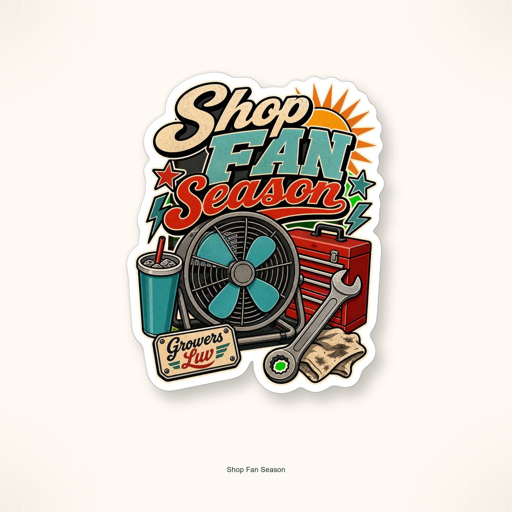 Trucks, Tools & Garage Sticker Pack - Set of 10 image 9
