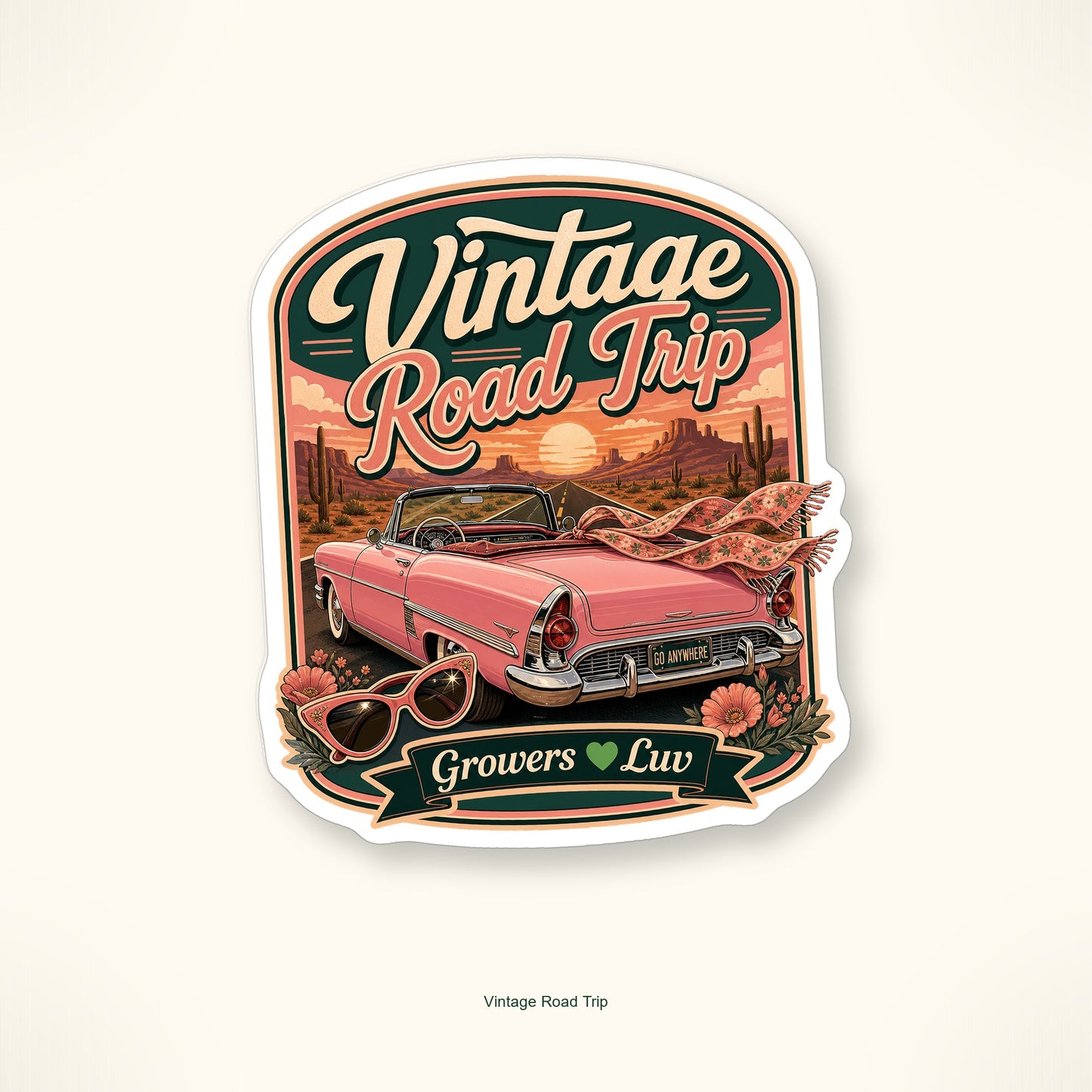 Vintage Road Trip Sticker Pack - Set of 9 image 3