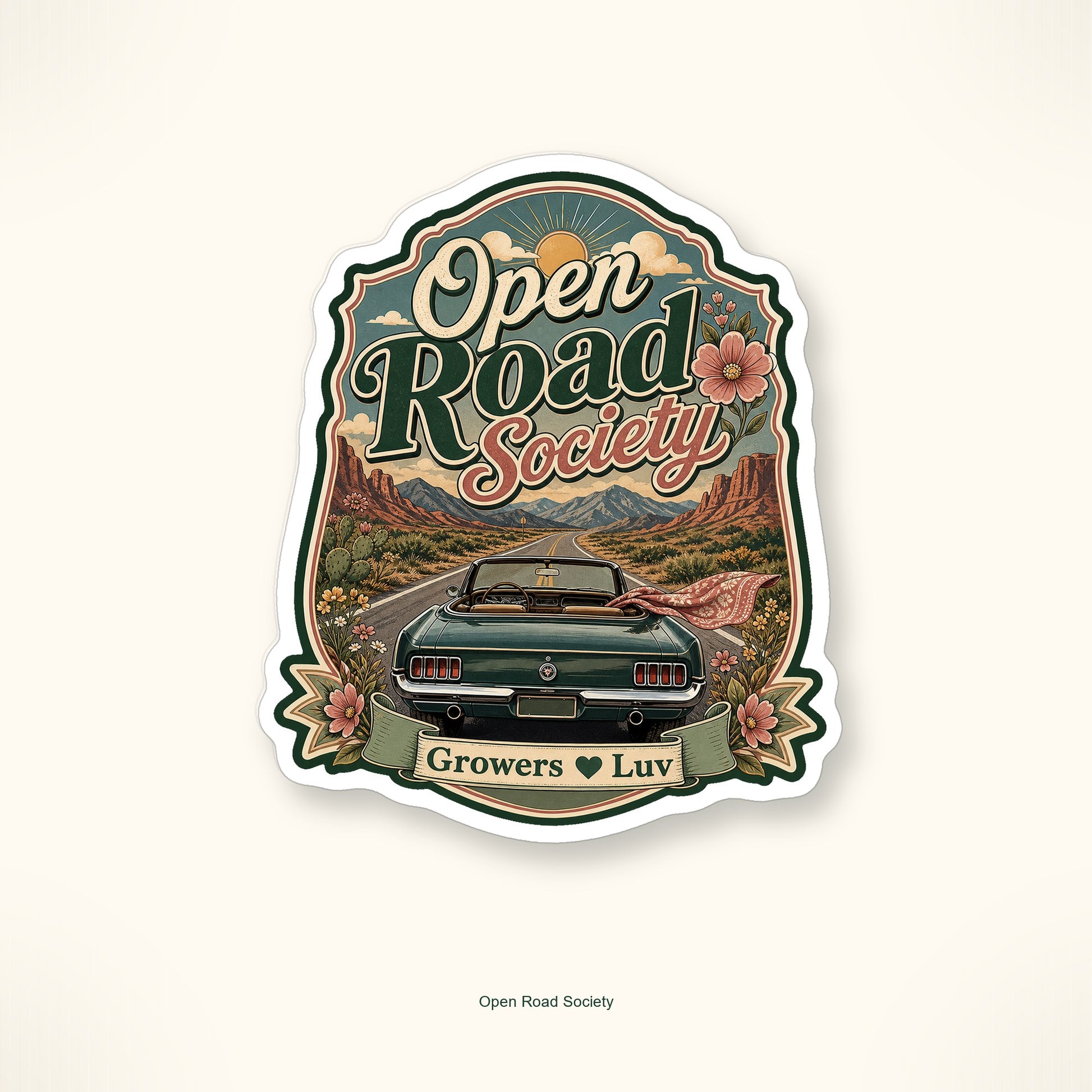 Vintage Road Trip Sticker Pack - Set of 9 image 9